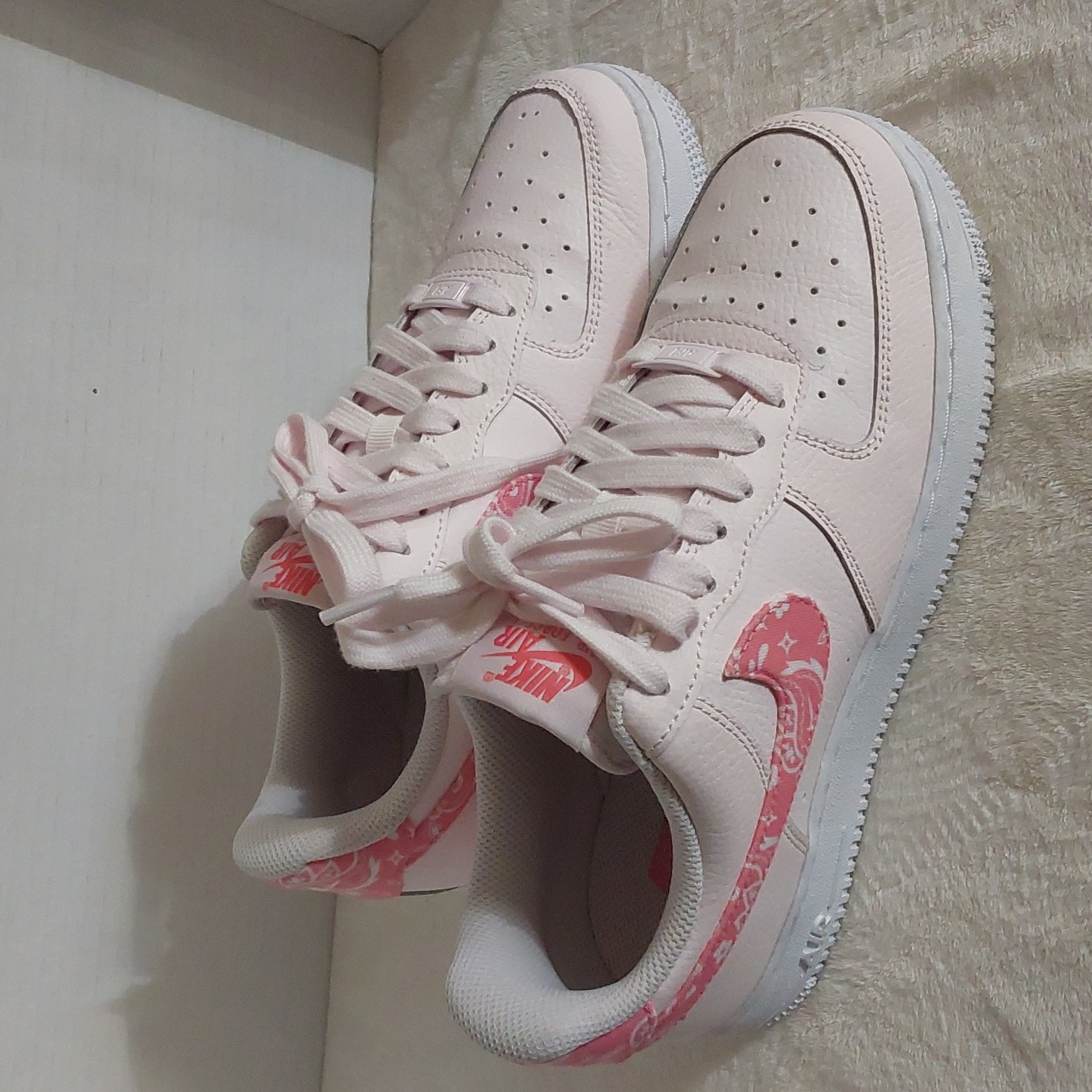 Nike Women's Air Force 1 Low '07 Paisley Pack Pink Size 8
